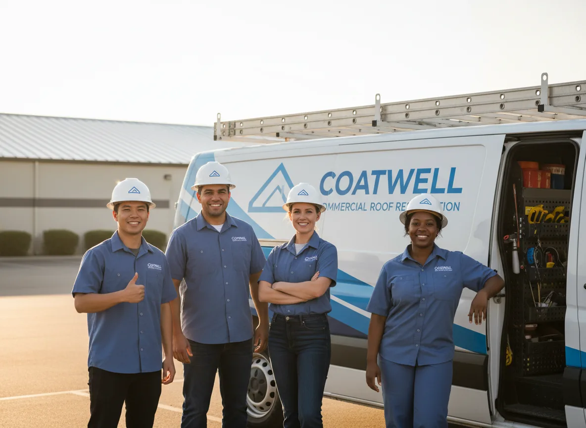 Commercial roof coating company in Deering, MO